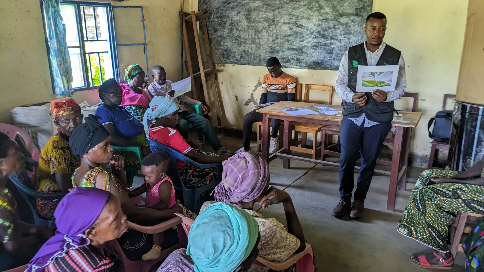 Classroom agricultural training session