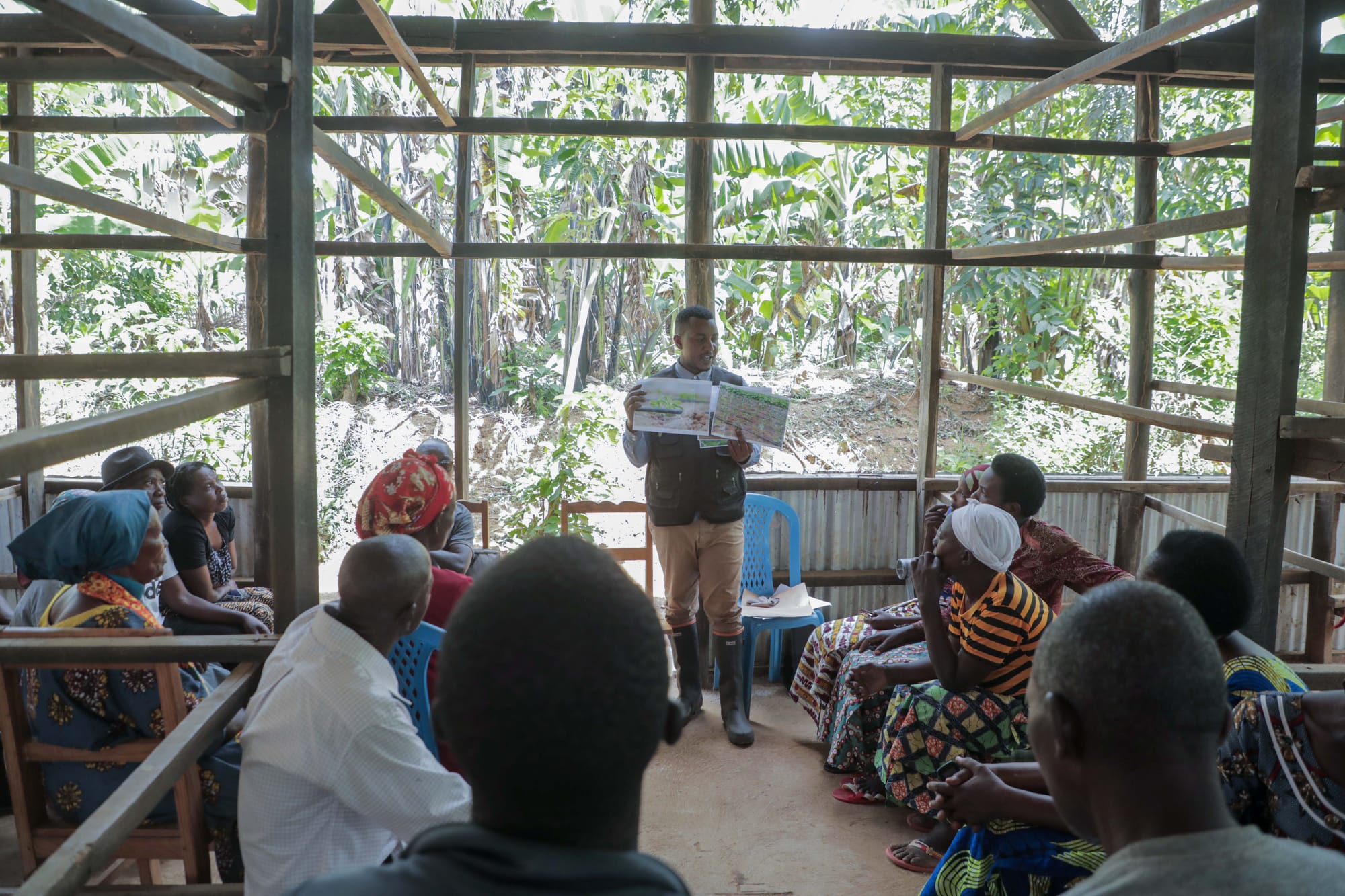 Community agricultural training session